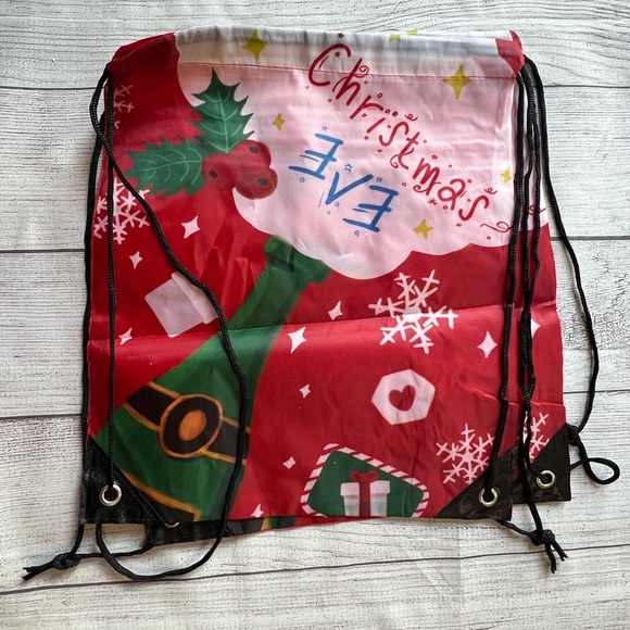 NWOT Lot 16 Christmas Drawstring Bags 13.5x12 – 8 Designs, 2 Each - Picture 2 of 9